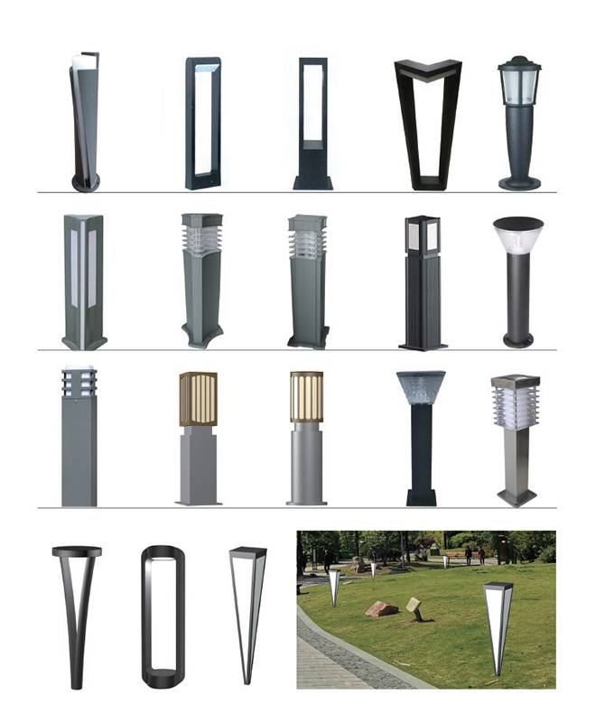 CPD-041 ~ CPD-058 Lampu rumput dipimpin