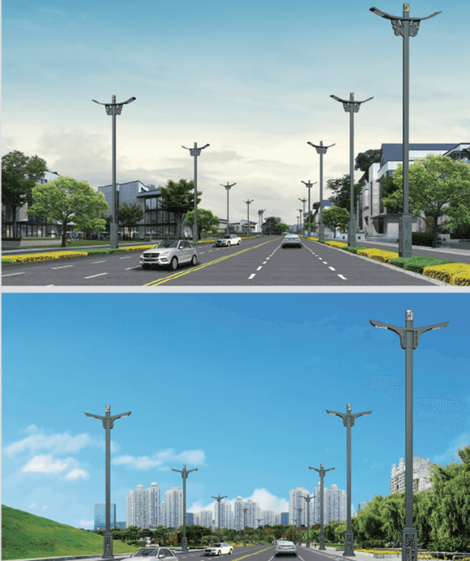 DL-LED-008/DL-LED-009 Lampu jalan yang dipimpin daya tinggi