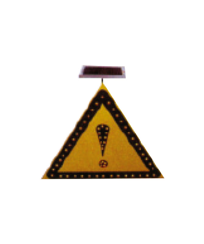 SY-6C Lampu sinyal berkedip kuning surya