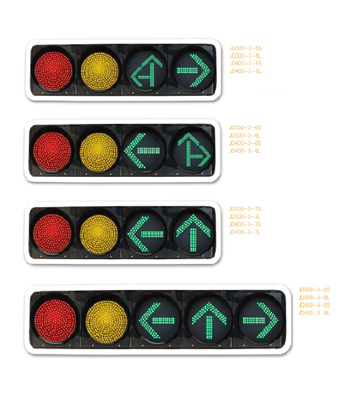 300, 400 LED Seri Lampu Sinyal Kendaraan Motor Lampu sinyal layar penuh