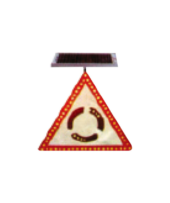 SY-6E Lampu sinyal berkedip kuning surya