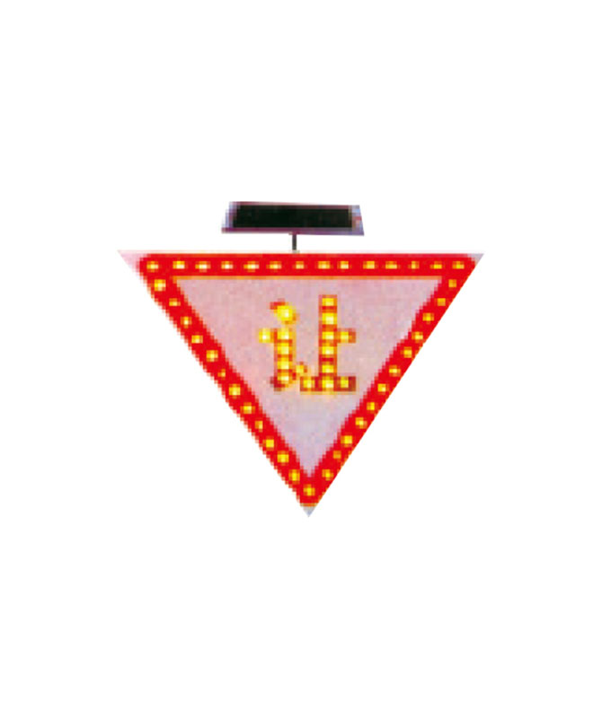 SY-6F Lampu sinyal berkedip kuning surya