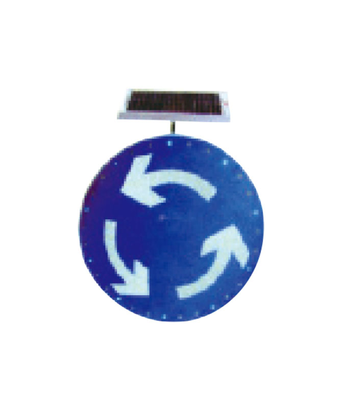 SY-7H Lampu sinyal berkedip kuning surya