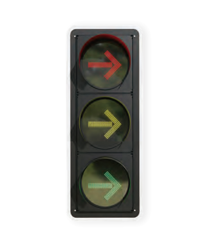 Ф300 lampu sinyal kendaraan bermotor Lampu Lalu Lintas LED