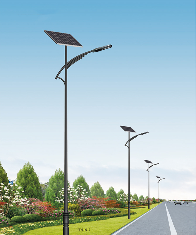 Tyn-012 Lampu jalan surya terintegrasi