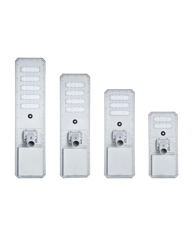 Perlengkapan pencahayaan terintegrasi matahari Lampu jalan surya terintegrasi